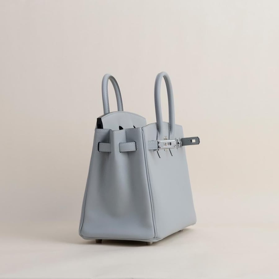 Birkin 25cm Swift 8U Blue glacier PHW