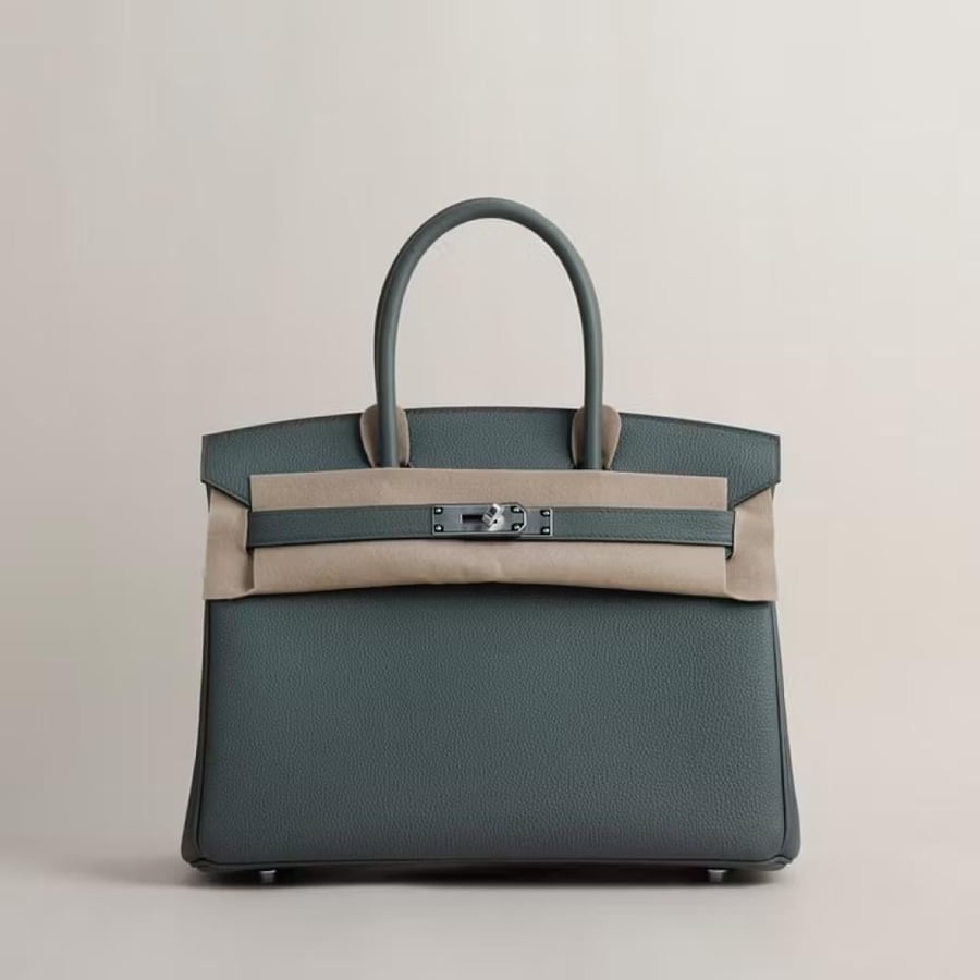 Birkin 30cm Togo 63 Vert amande PHW