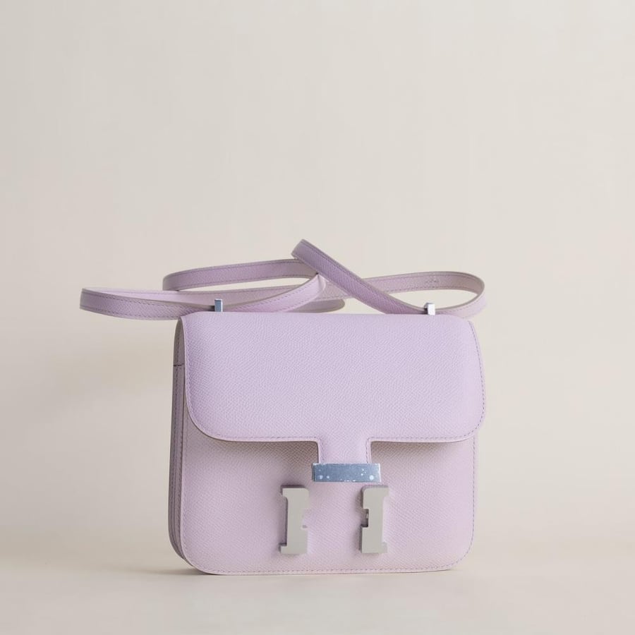 Constance 18CM Epsom 09 Mauve pale PHW