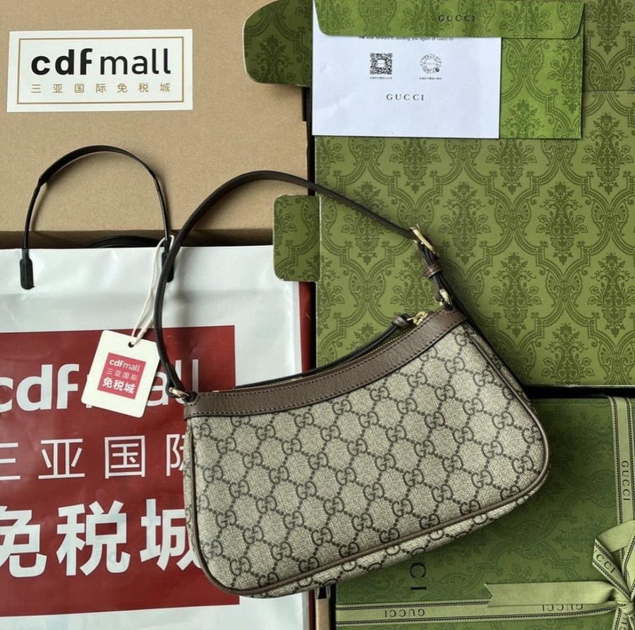 OPHIDIA SMALL SHOULDER BAG
