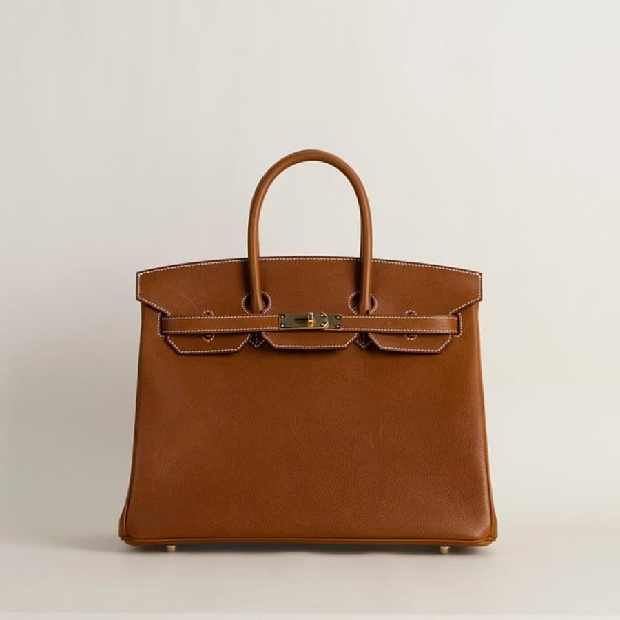 Birkin 35cm Faubourg Barenia 37 Gold GHW