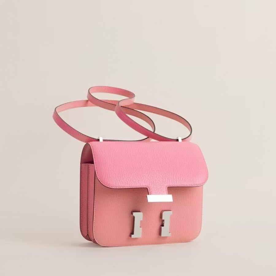 Constance 18CM Chevre 1Q Rose confetti PHW