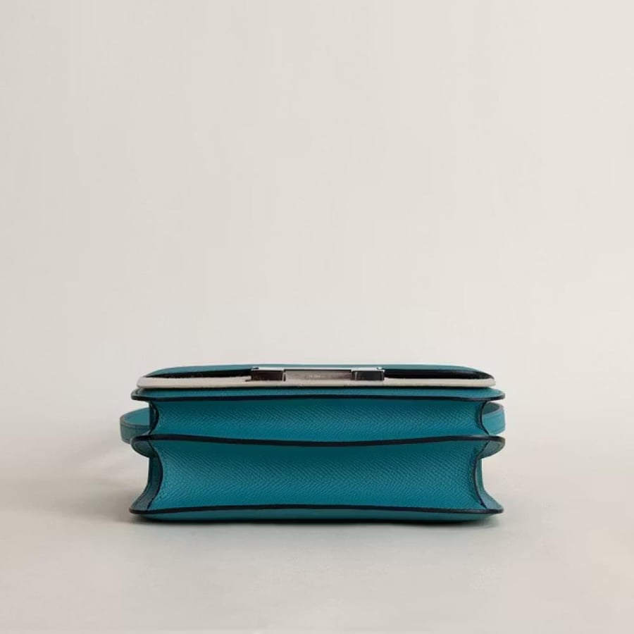 Constance 18CM Epsom 7F Blue Paon PHW