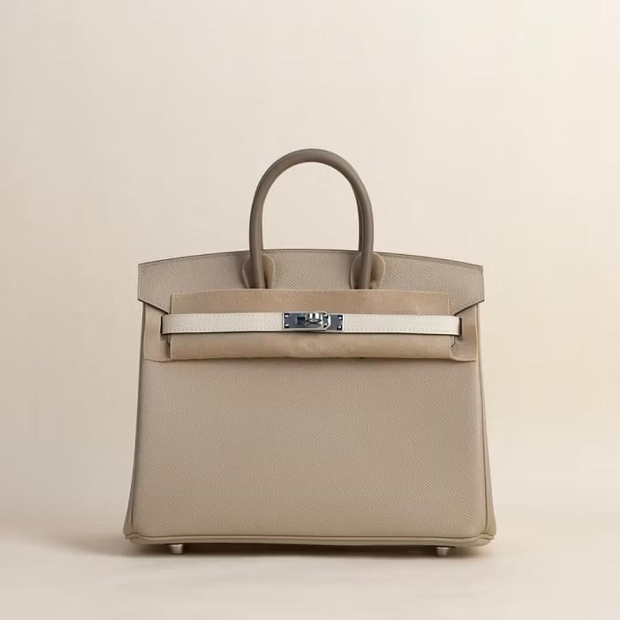 Birkin 25cm Epsom S2 Trench /18 Etoupe/10 Craie PHW