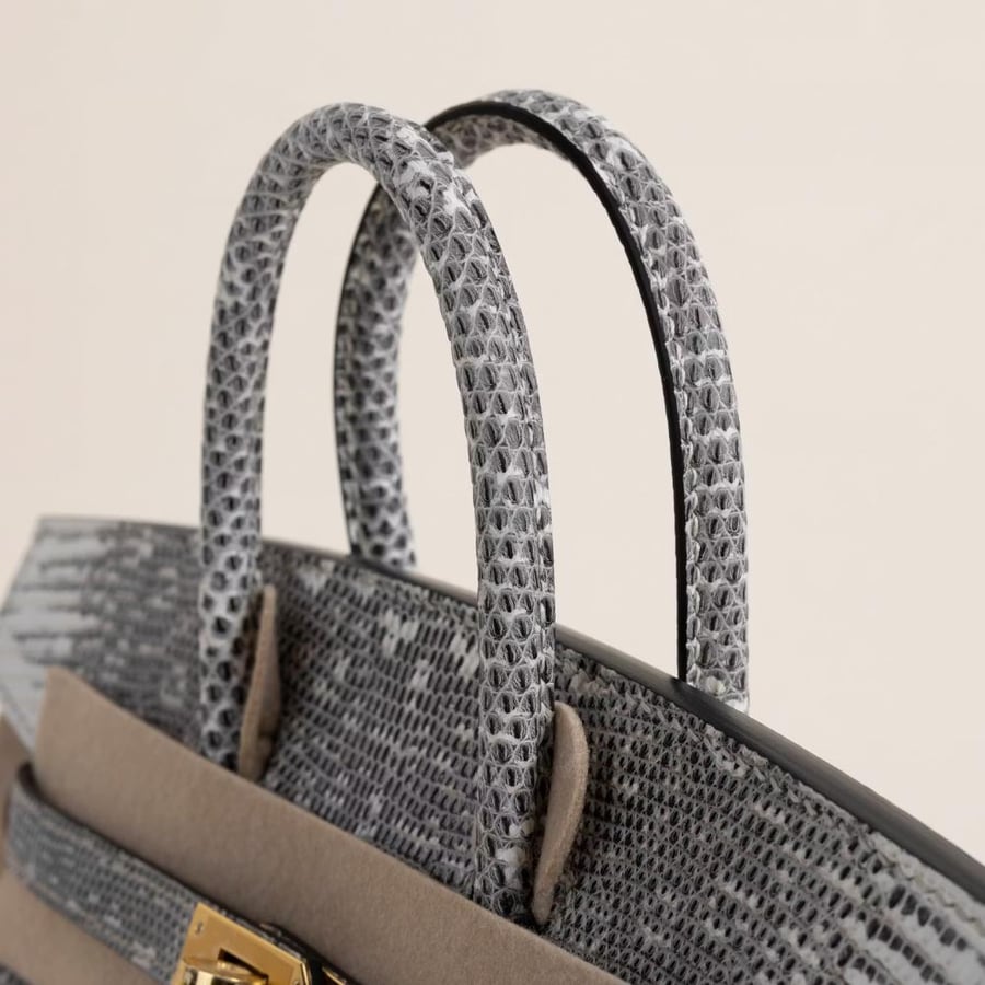 Birkin 25cm Lizard skin 1B Ombre GHW