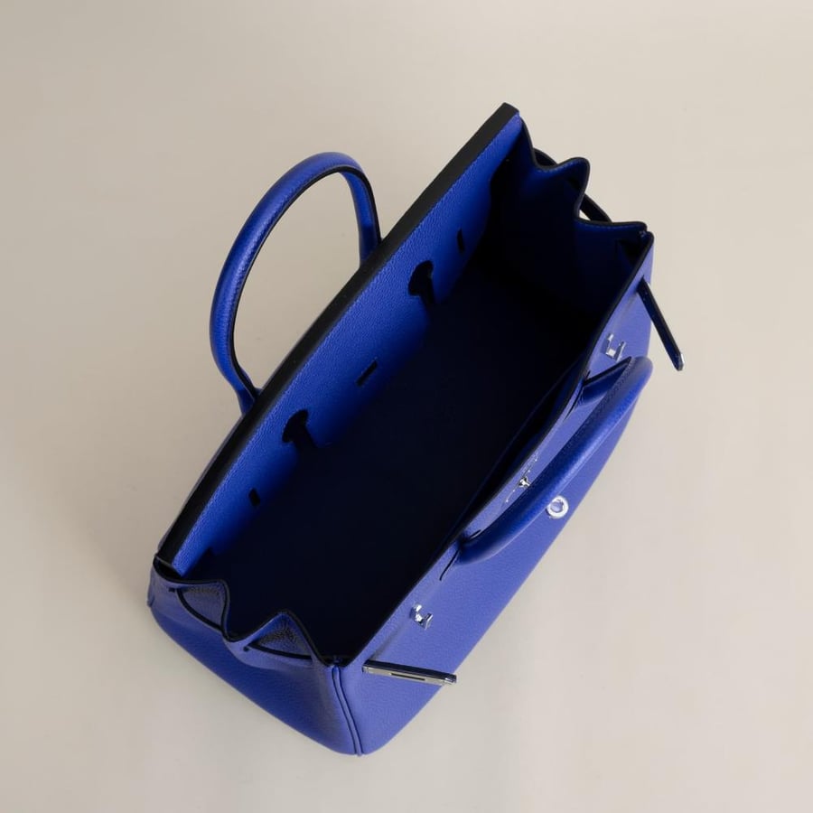 Birkin 30cm Epsom 7T Blue Electrie PHW
