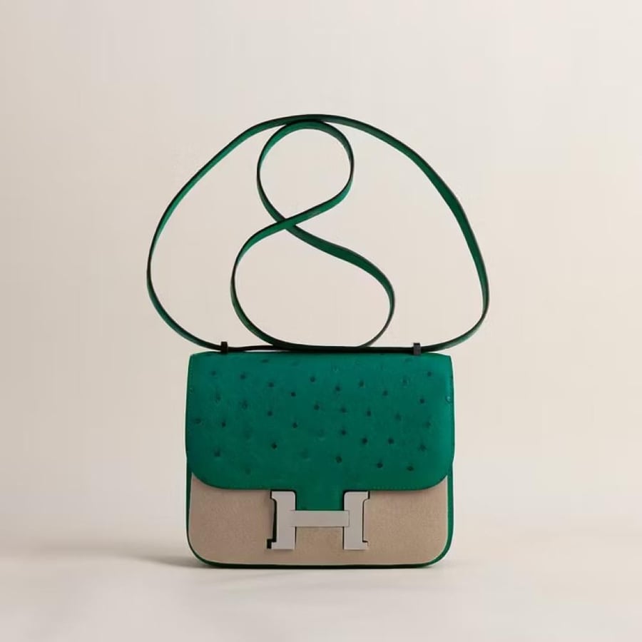 Constance 18CM Ostrich U4 Vert Verttigo PHW
