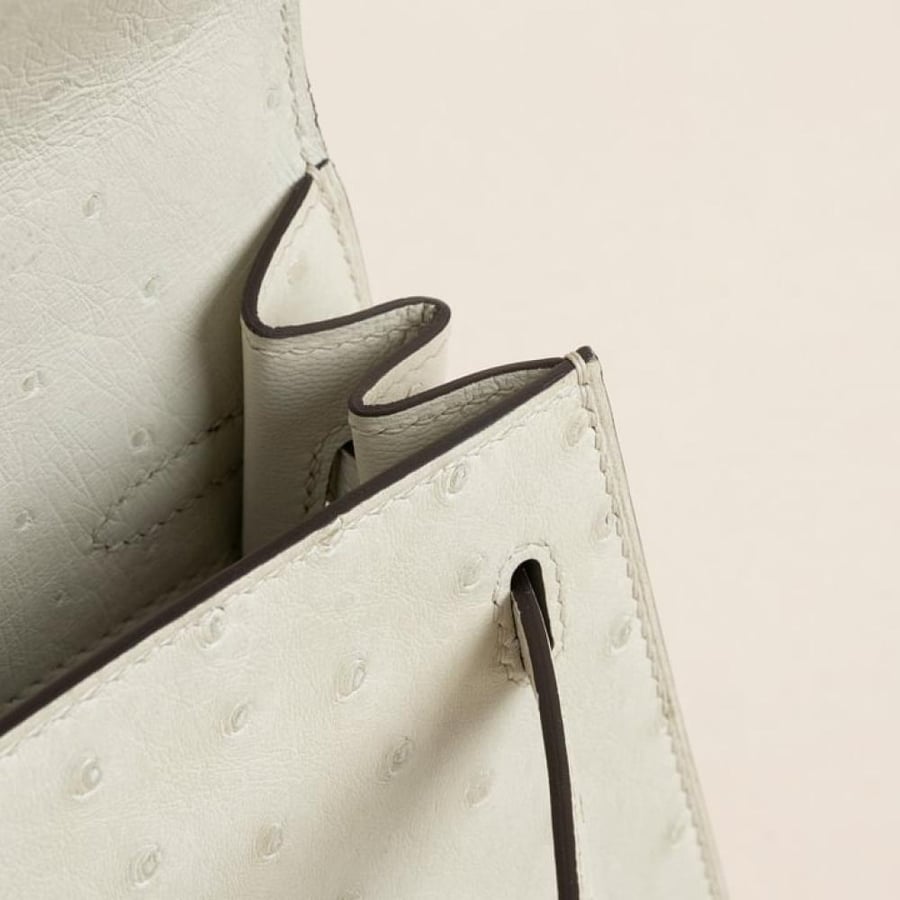 Kelly25 Ostrich 3C Parchemin