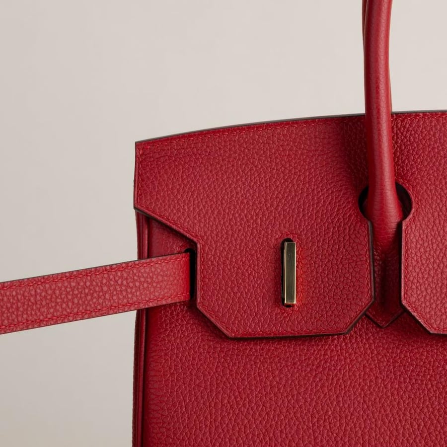 Birkin 30cm Togo Q5 Rouge casaque GHW