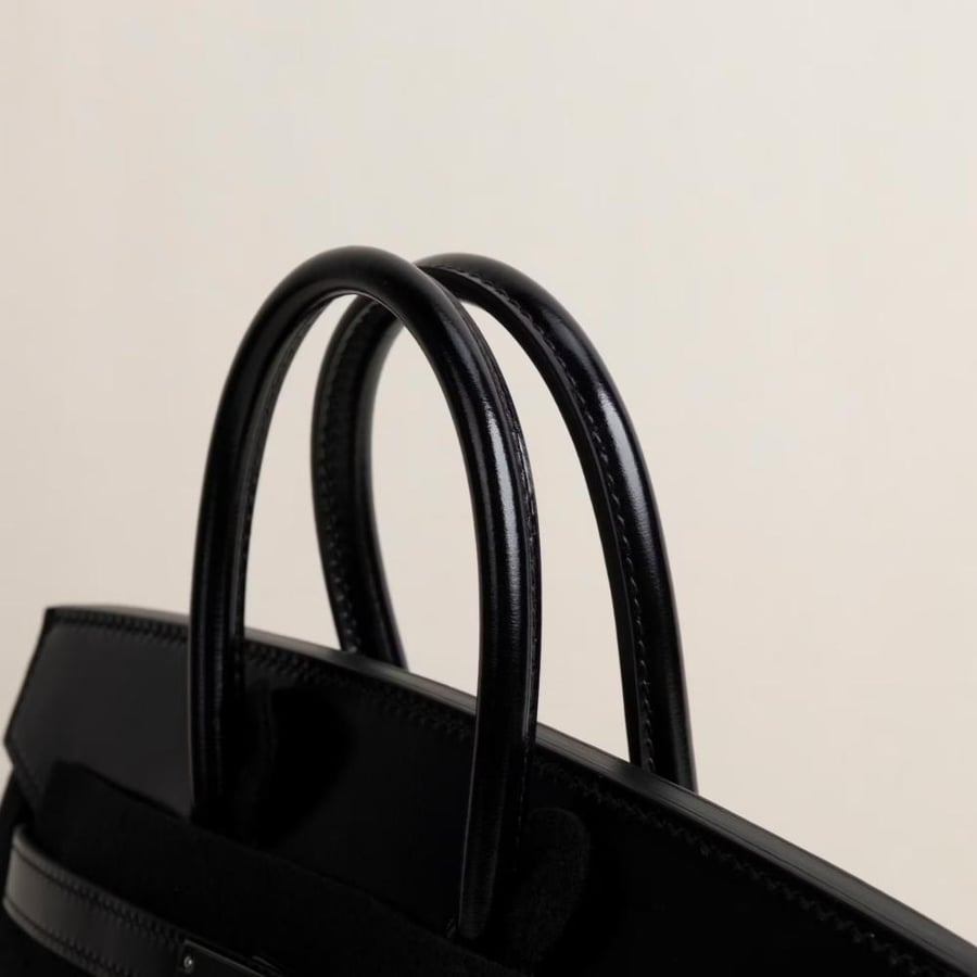 Birkin 25cm Box 89 Noir SO Black