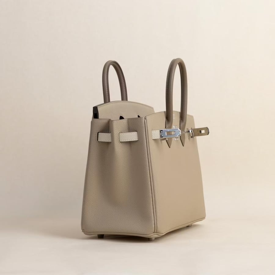 Birkin 25cm Epsom S2 Trench /18 Etoupe/10 Craie PHW