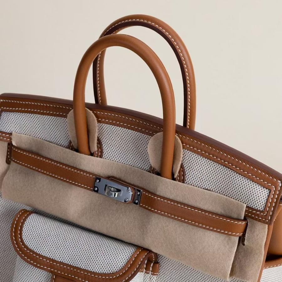 Birkin25 Cargo Swift/toile CK37 Gold/10 Craie PHW