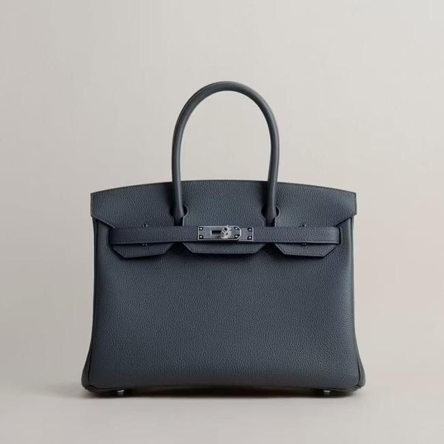 Birkin 30cm Togo H0 Gris misty PHW