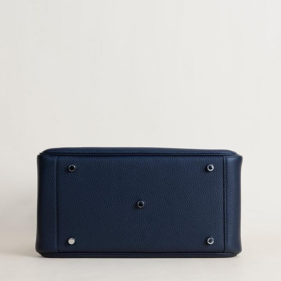 Lindy 30cm Clemence leather 2Z Blue nuit