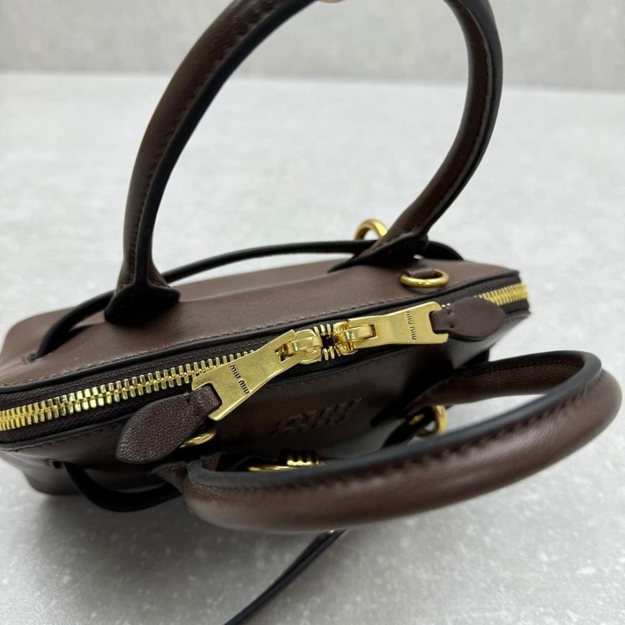 Aventure mini nappa leather bag