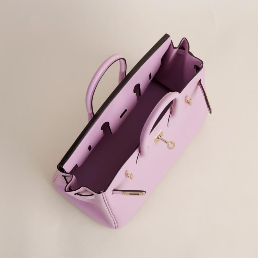Birkin 25cm Swift X9 Mauve Syivestre RGHW