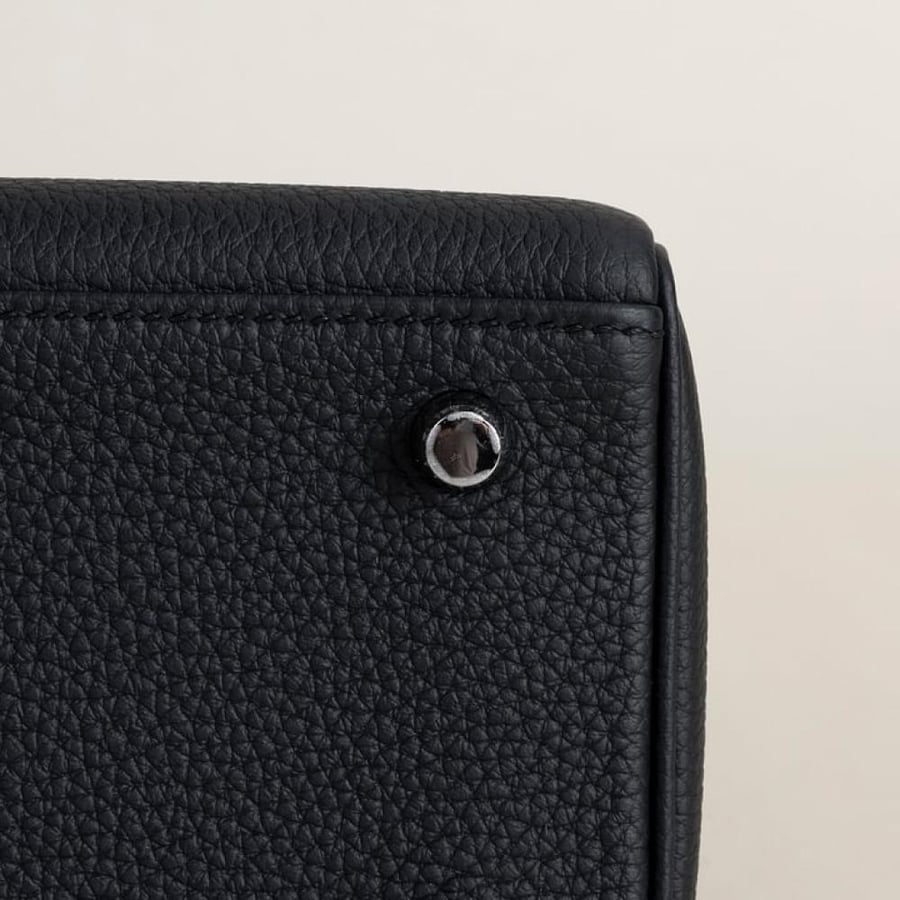 Kelly25 Togo Noir PHW