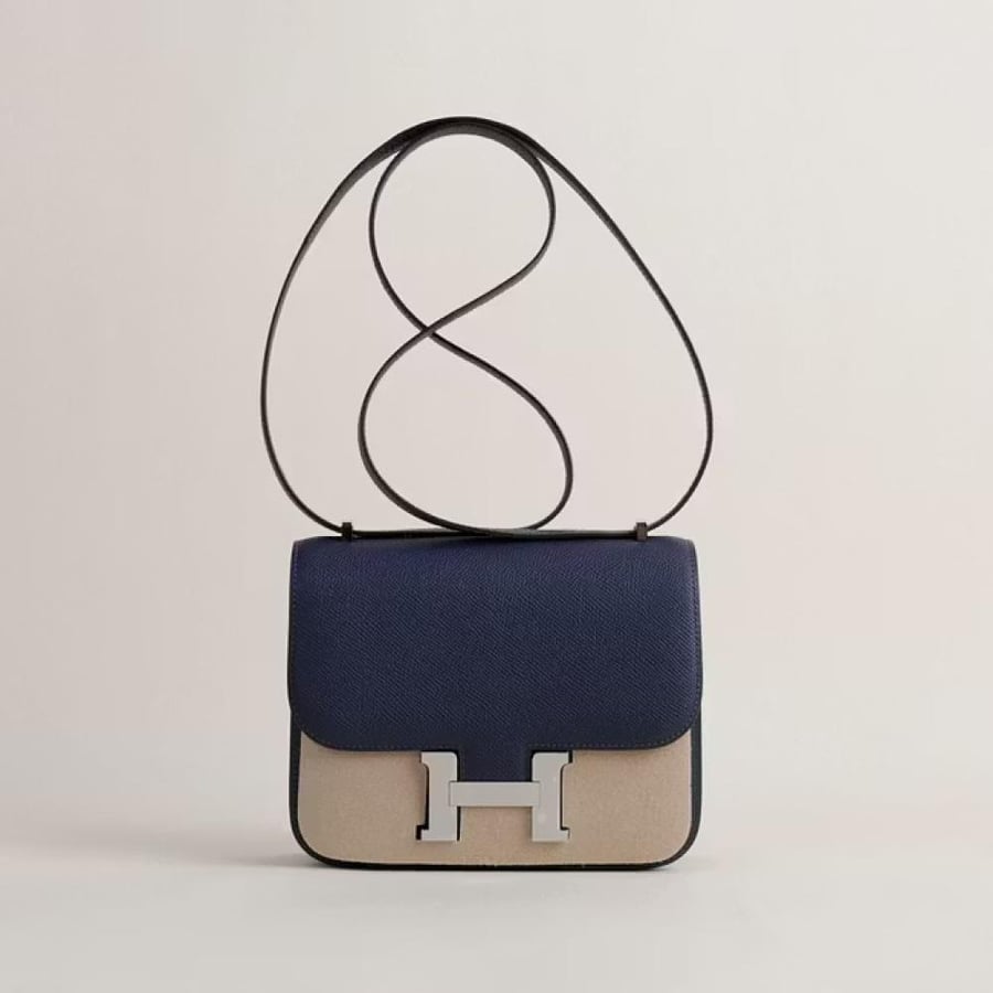 Constance 18CM Epsom 2Z Blue Nuit PHW