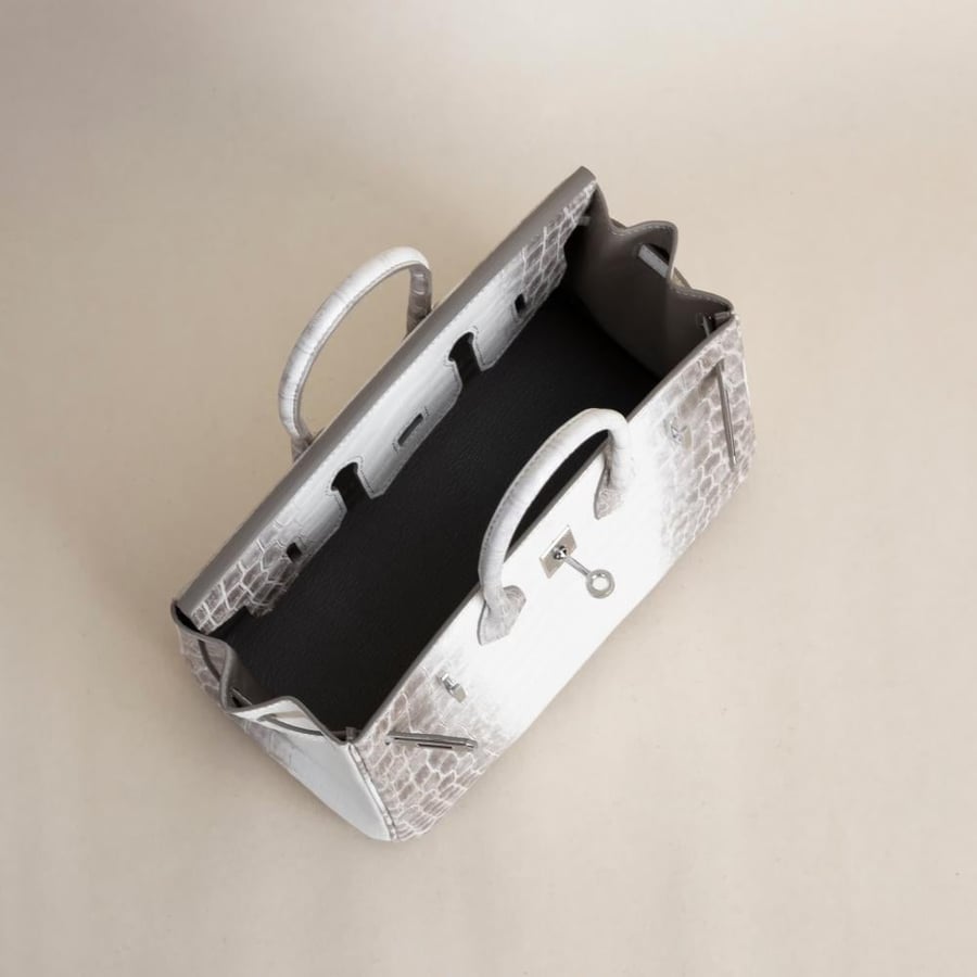Birkin 25cm Matte Niloticus Crocodile 01 Himalayan PHW