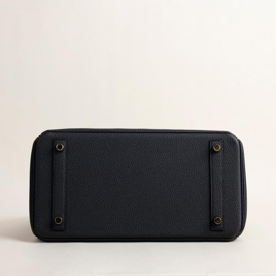 Birkin 30cm Togo 89 Noir Permabrass hardware