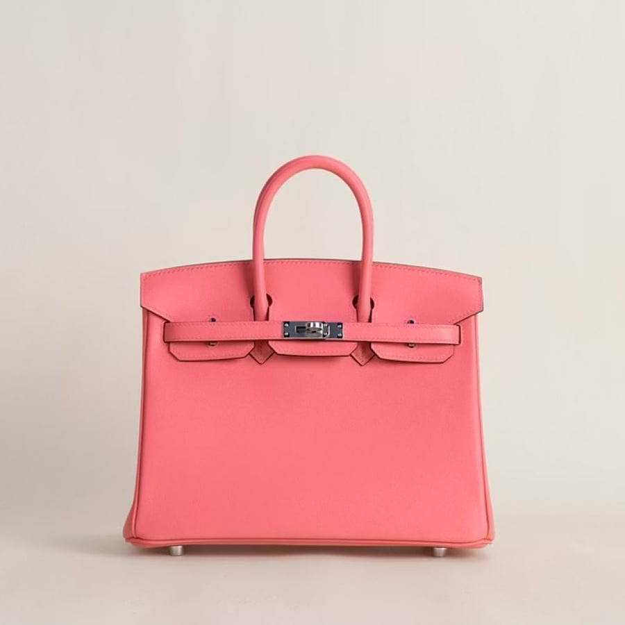 Birkin 25cm Swift leather 8W Rose azelee PHW