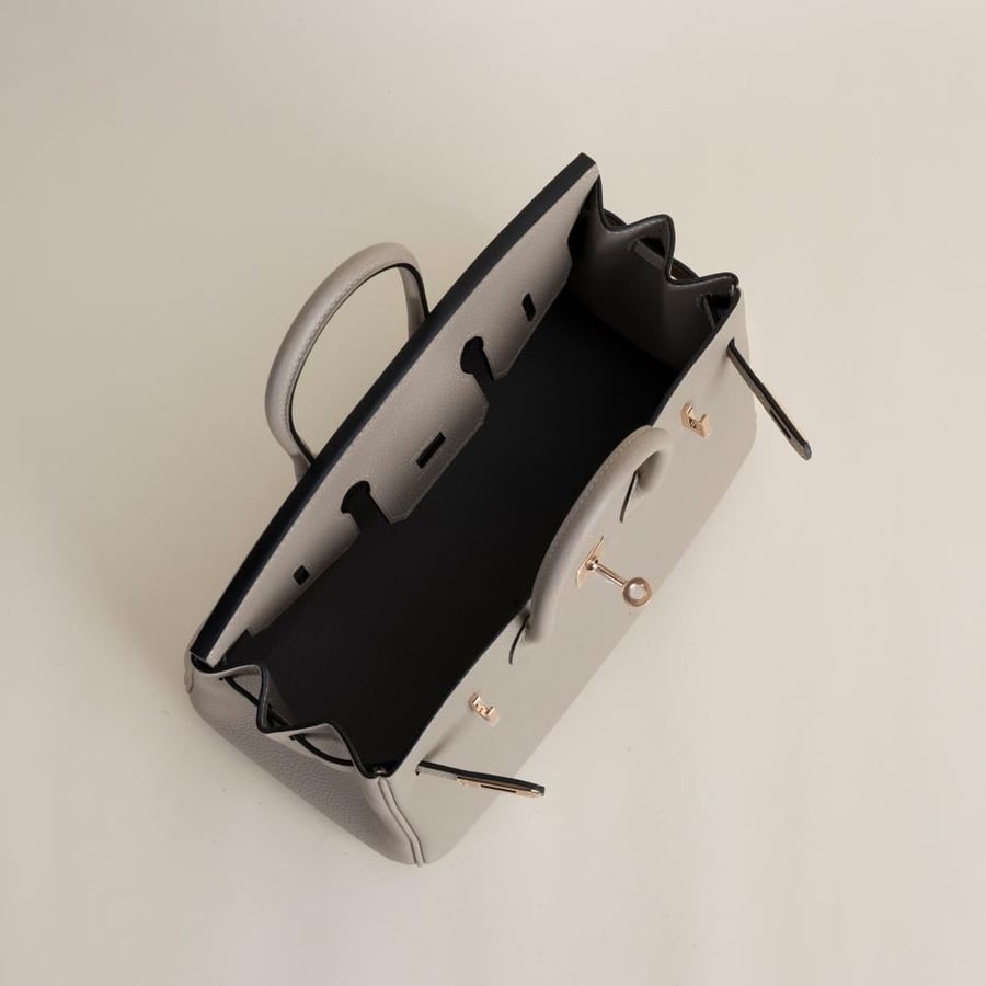 Birkin 25cm Togo 81 Dove Grey RGHW