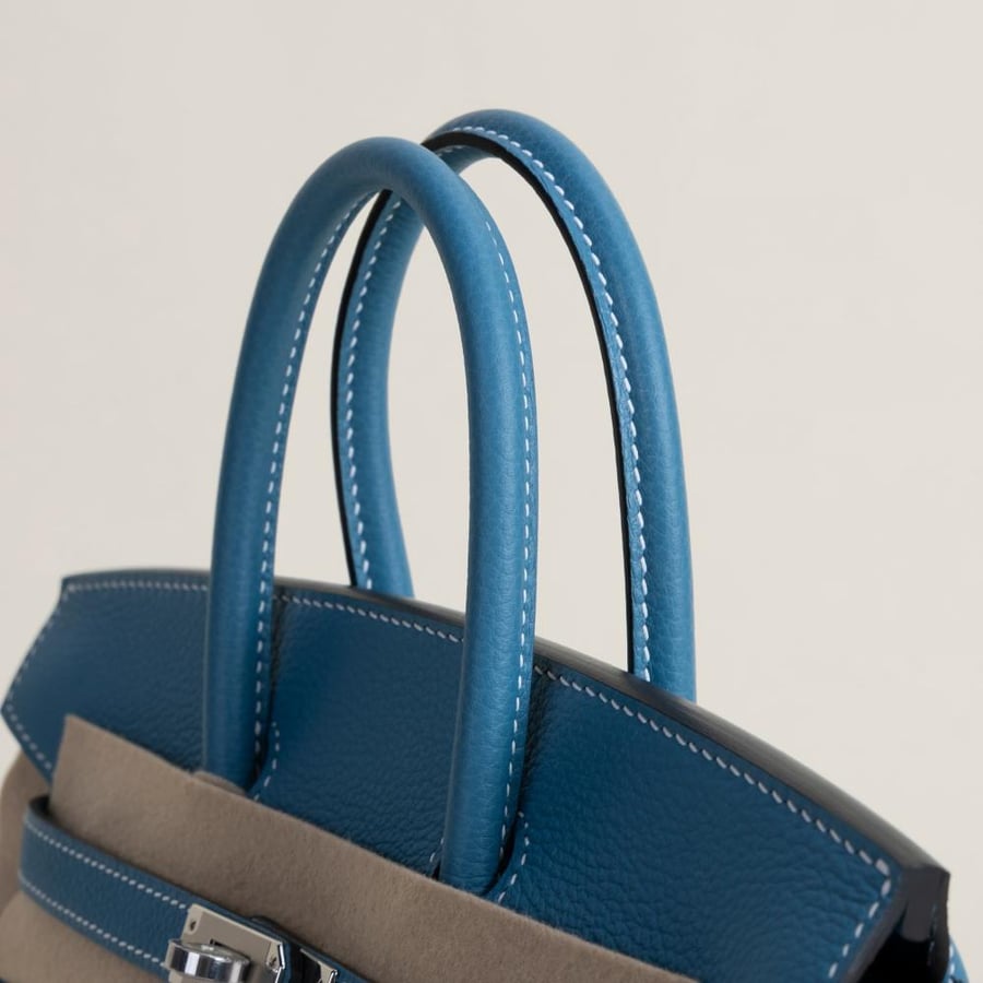 Birkin 25cm Togo 75 Blue Jean PHW