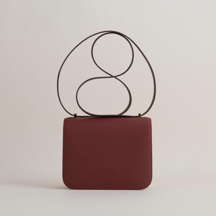 Constance 18CM Epsom 55 Rouge H GHW