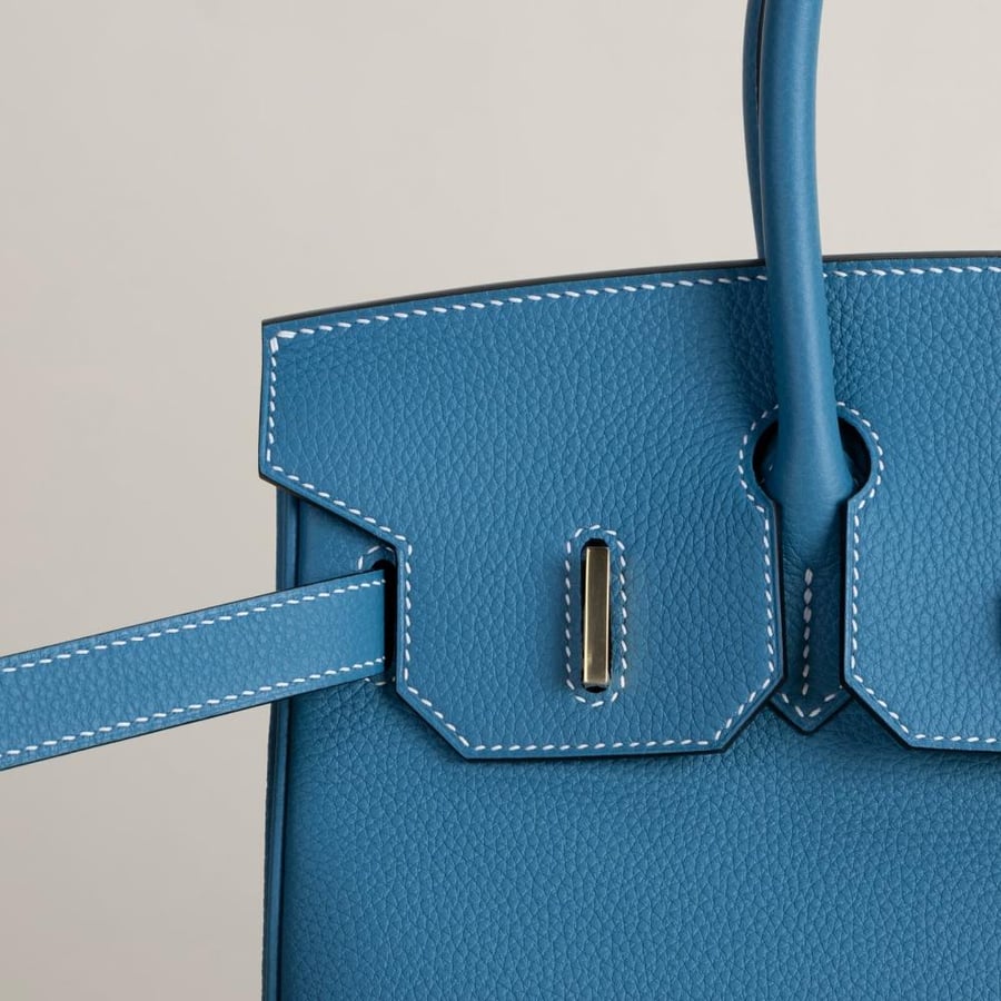Birkin 30cm Togo 75 Blue Jean PHW