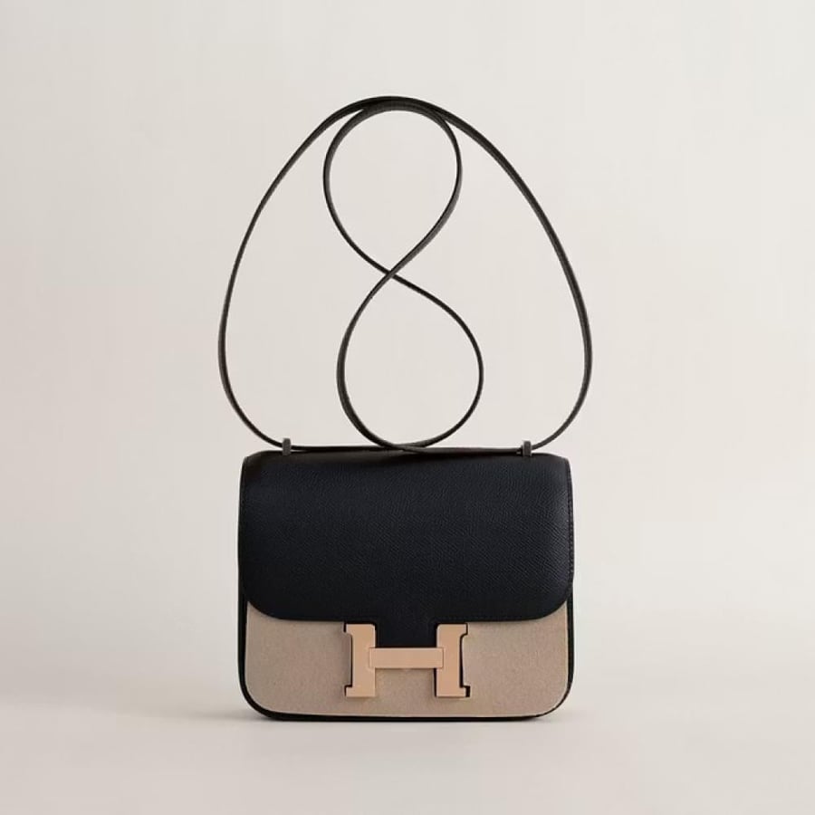 Constance 18CM Epsom 89 Noir RGHW
