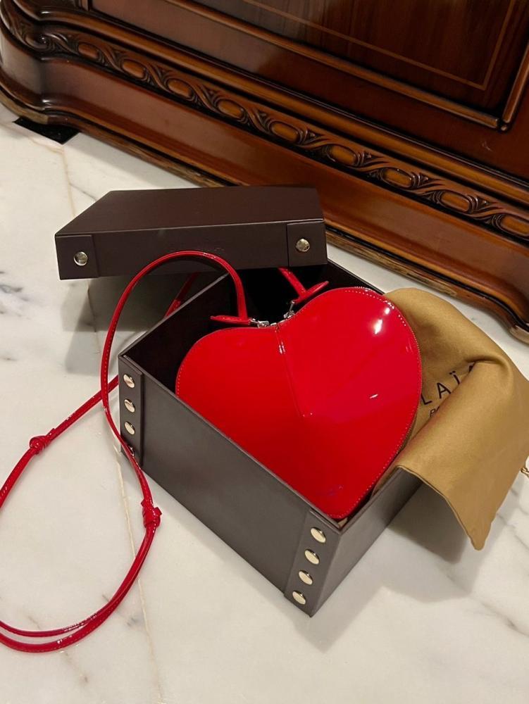 LE CŒUR SMALL BAG IN PATENT CALFSKIN