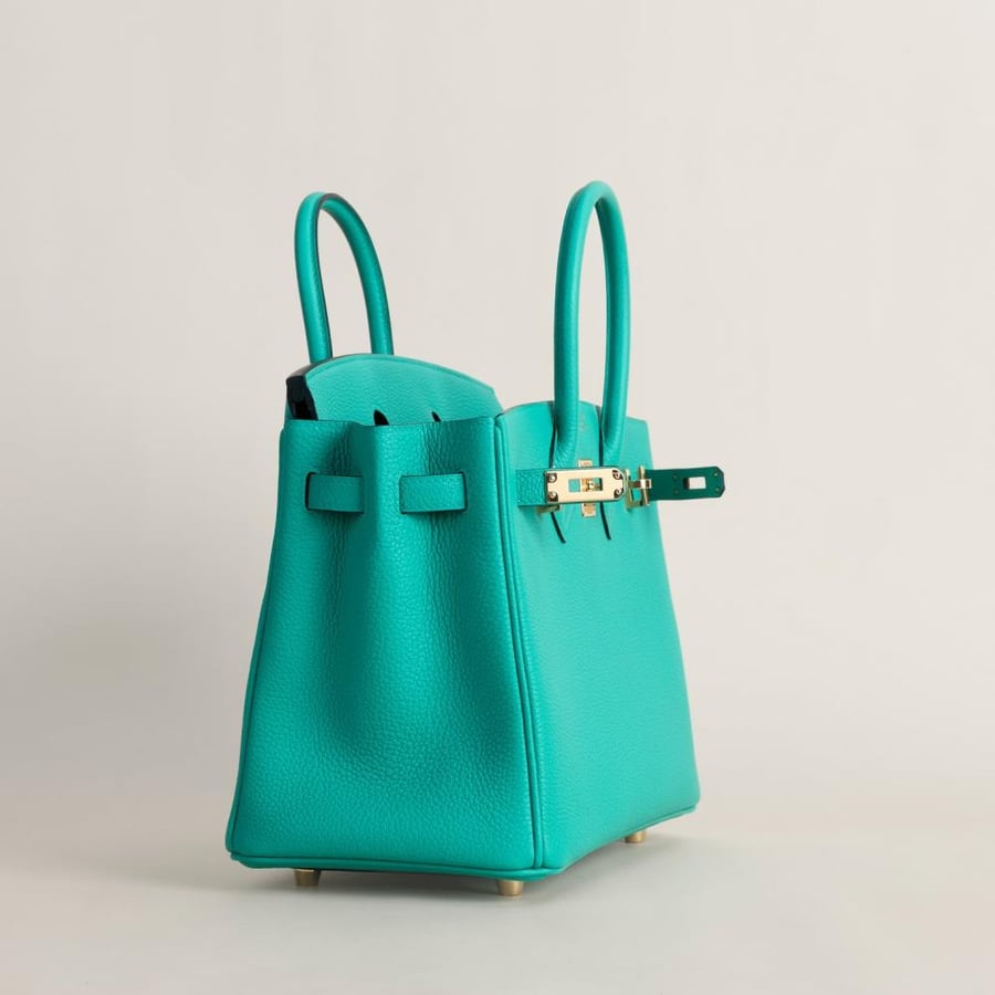 Birkin 25cm Togo U1 Vert verone GHW