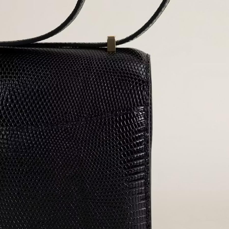 Constance 18CM lizard 89 Noir GHW