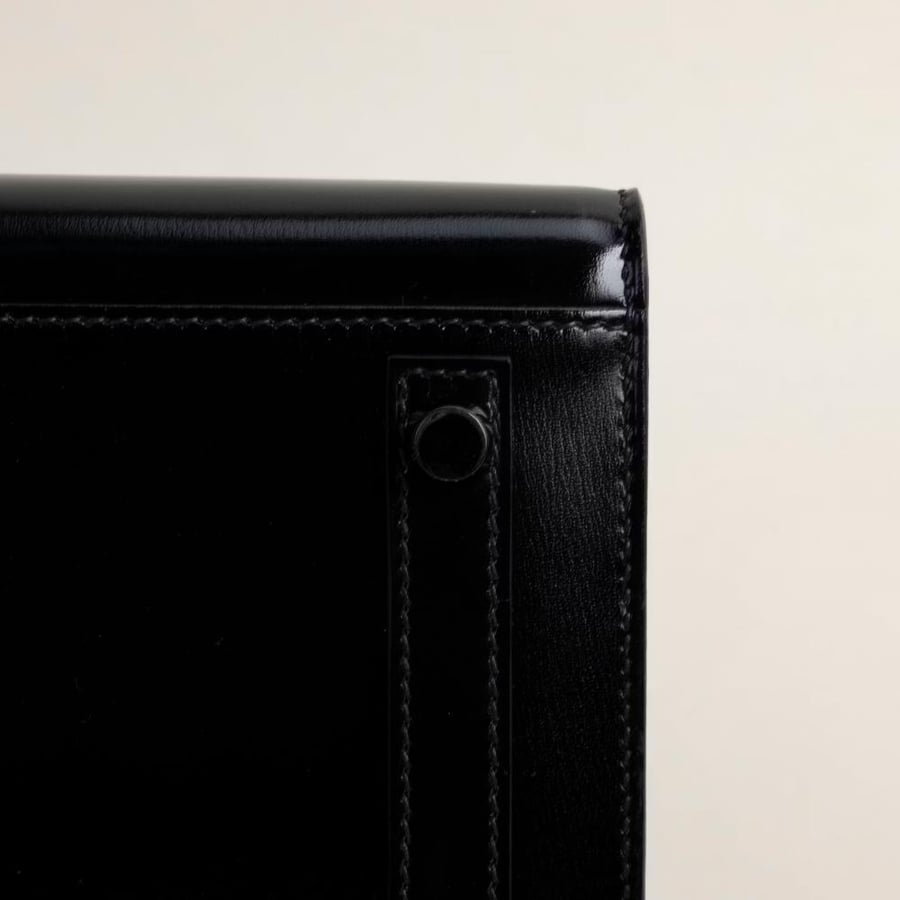 Birkin 25cm Box 89 Noir SO Black