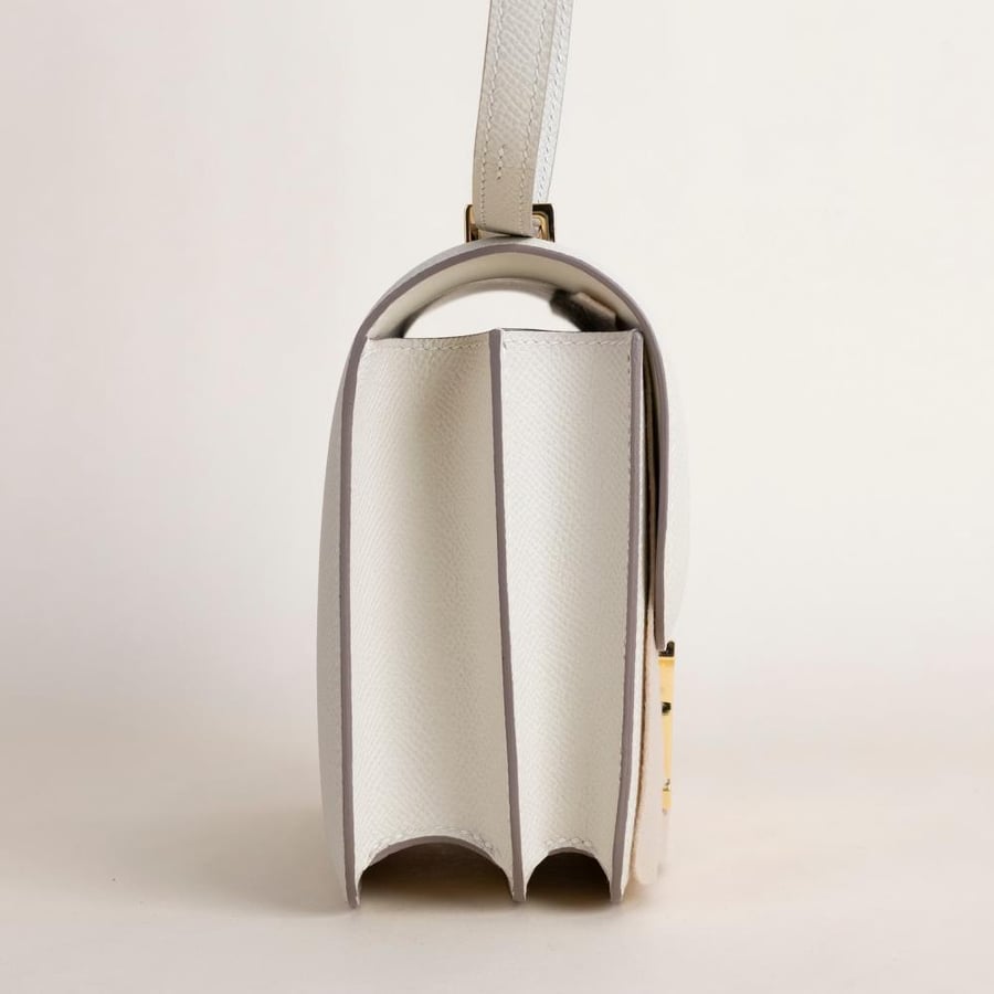 Constance 18CM Epsom CC10 Chalk GHW