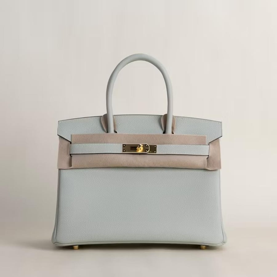 Birkin 30cm Togo 0W Snow Grey GHW