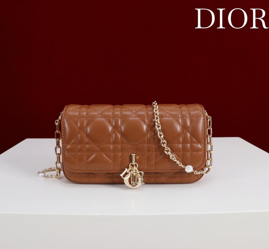 Lady dior phone pouch