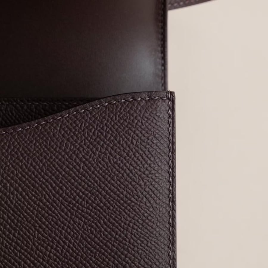 Constance 18CM Epsom 47 Chocolate GHW