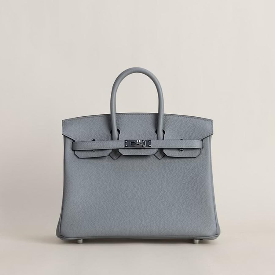 Birkin 25cm Togo 4Z Gris Mouette PHW