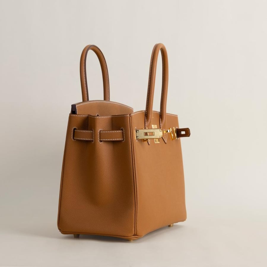 Birkin 30cm Epsom CC37 Gold GHW