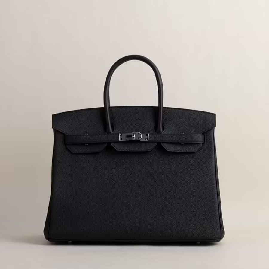 Birkin 35cm Togo 89 Noir PHW
