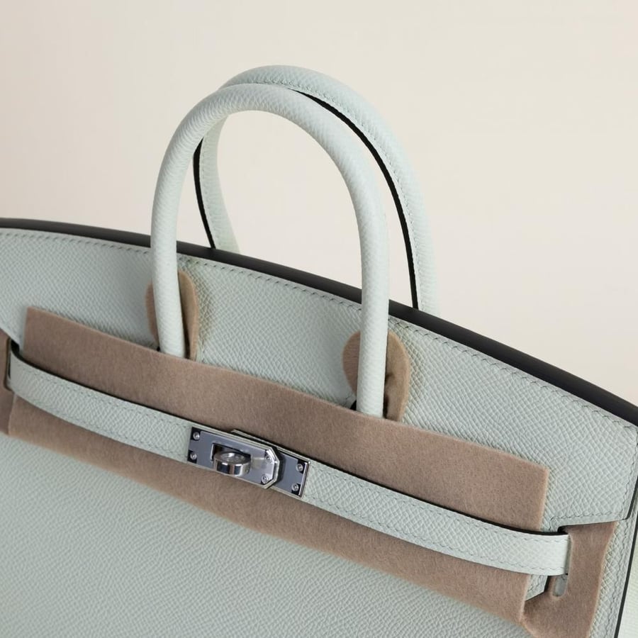 Birkin 25cm Epsom Sellier 0S Vert fizz PHW