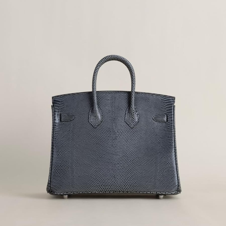 Birkin 25cm Lizard 84 Gray Fonce PHW