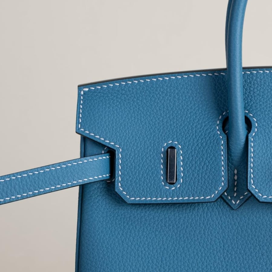 Birkin 25cm Togo 75 Blue Jean PHW