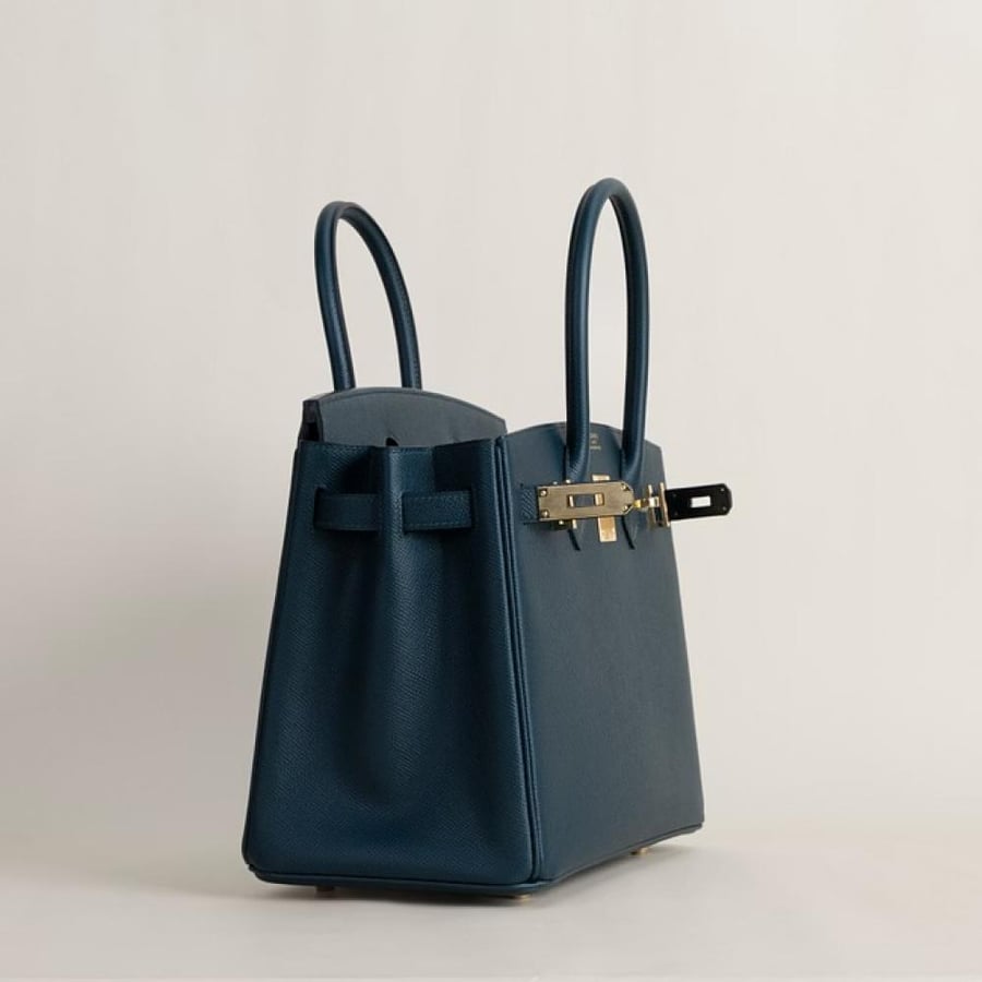 Birkin 30cm Epsom 6O Vert Cypres GHW