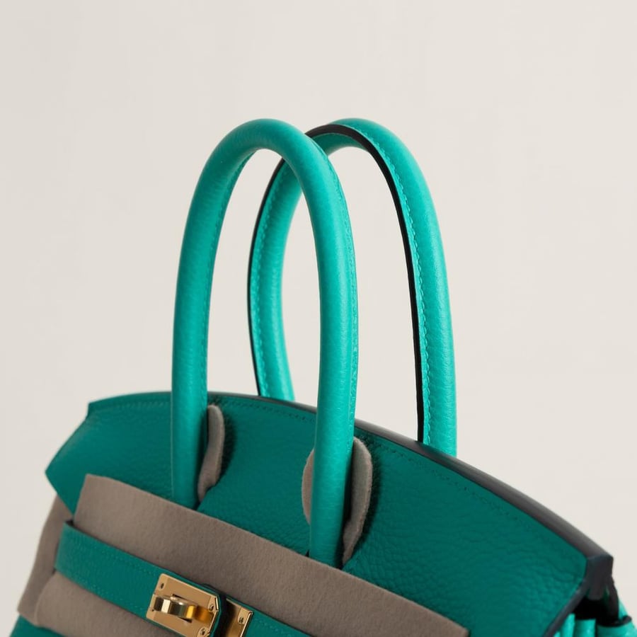 Birkin 25cm Togo U1 Vert verone GHW