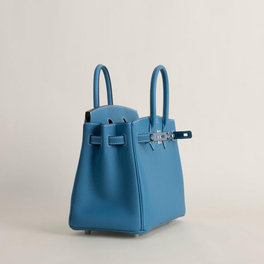 Birkin 25cm Togo 75 Blue Jean PHW