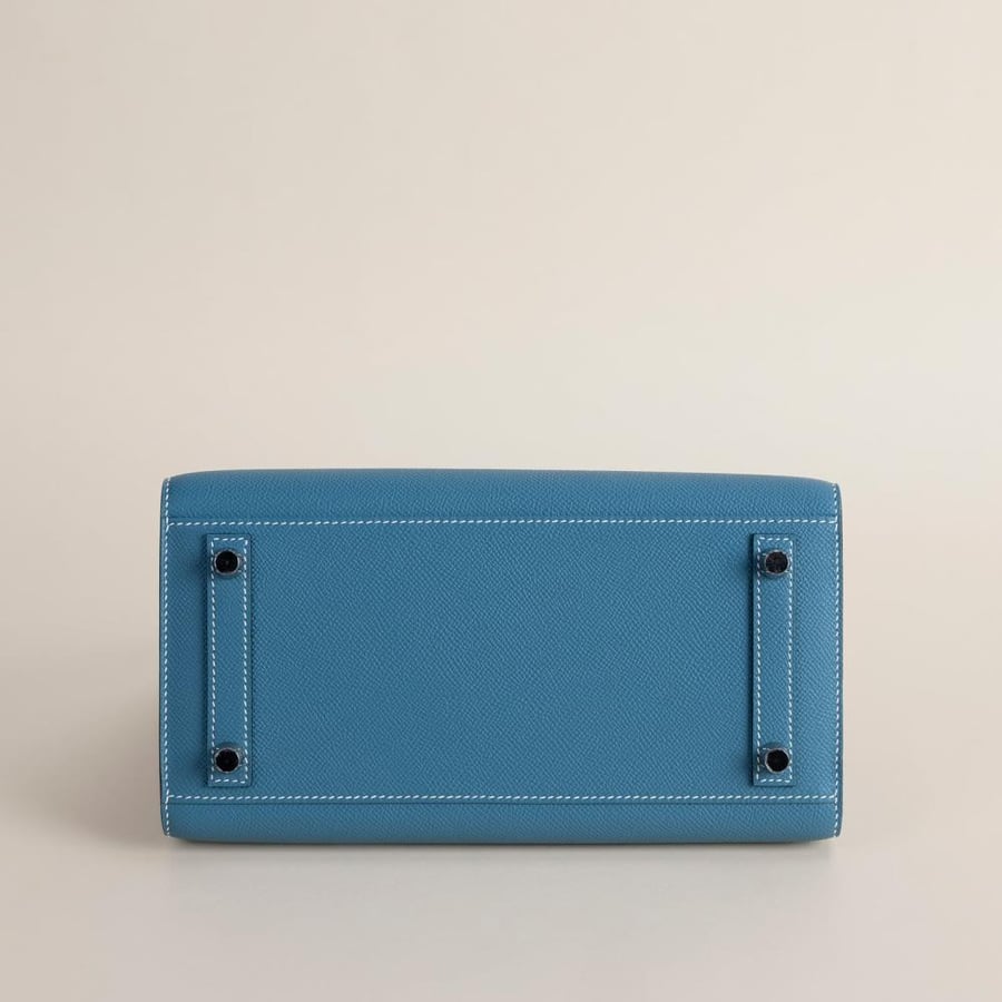 Birkin 25cm Epsom Sellier 75 Blue Jean PHW