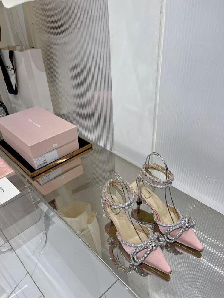 DOUBLE BOW SATIN PUMPS