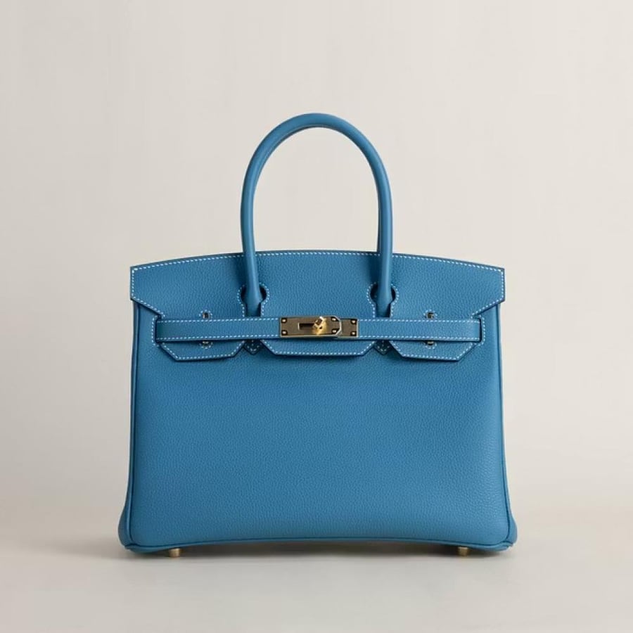 Birkin 30cm Togo 75 Blue Jean PHW